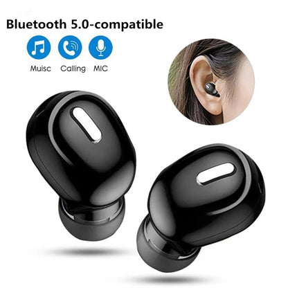 X9 Mini 5.0 Bluetooth Earphone - Wireless Headset With Mic