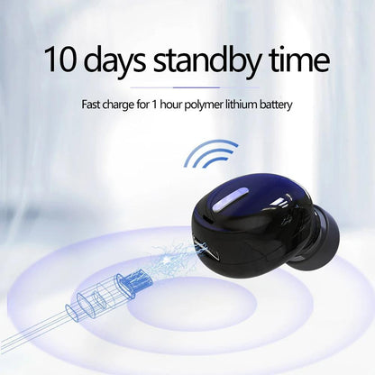 X9 Mini 5.0 Bluetooth Earphone - Wireless Headset With Mic